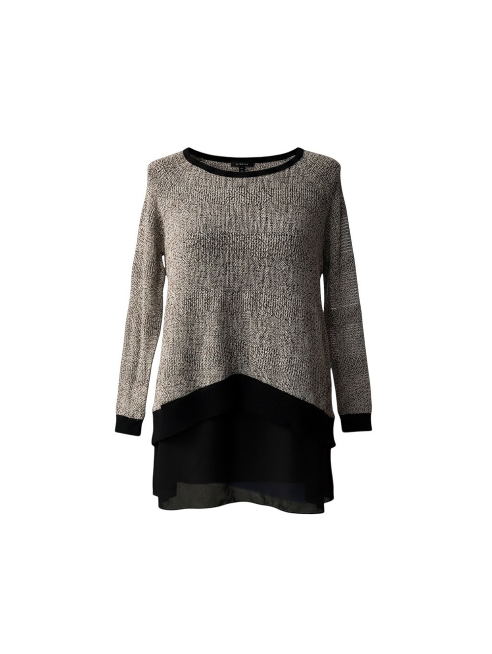Bar III Women's Layered Look Sweater Tunic, Size M